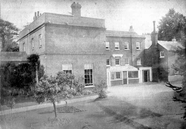 A view of Pitt Place from a very faded photograph