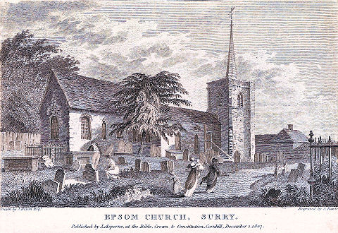St Martin's Church 1807 Drawn by J Nixon, Engraved by S Rawle