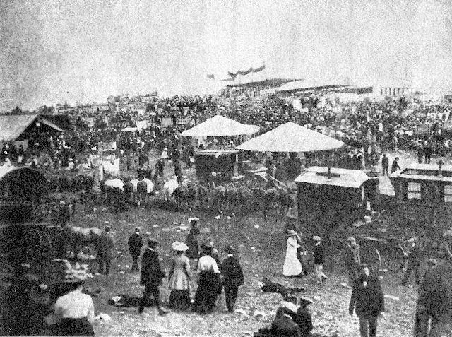 A photograph taken at the 1911 Derby