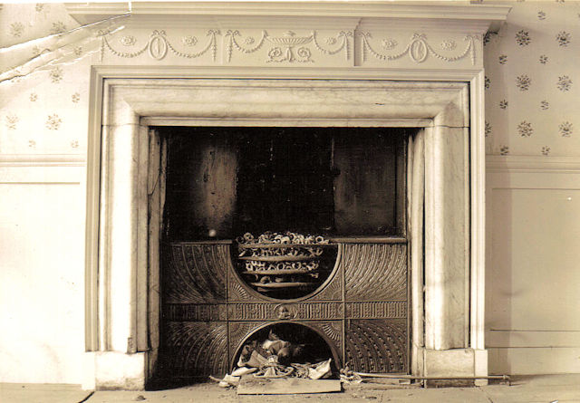 Fire place, ground floor, The Hylands
