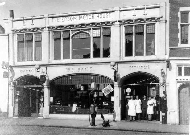 Page Motors at 74-78 High Street Page Motors at 74-78 High Street