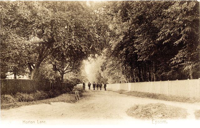 Horton Lane Epsom, c,1900 