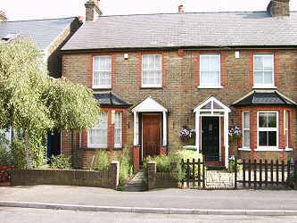 Harry's mother, widowed in 1893 had remarried to a James Major and lived at 15 Elm Road which is shown on the left of this photograph.
