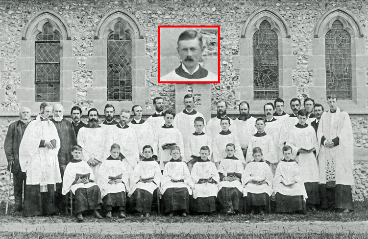 Christ Church Choir in 1885
