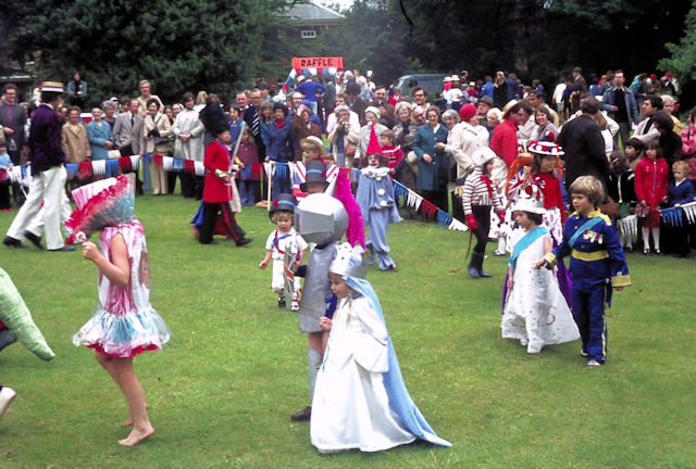 St Mary's Church Silver Jubilee Fete, Fancy Dress Parade. St Mary's Church Silver Jubilee Fete, Fancy Dress Parade.