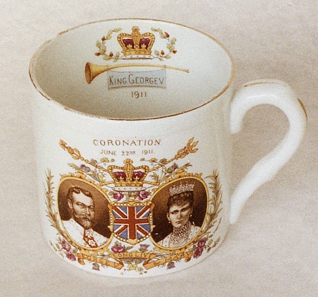 The 1911 souvenir coronation mug The 1911 souvenir coronation mug