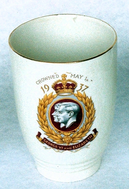 The 1937 souvenir coronation mug The 1937 souvenir coronation mug