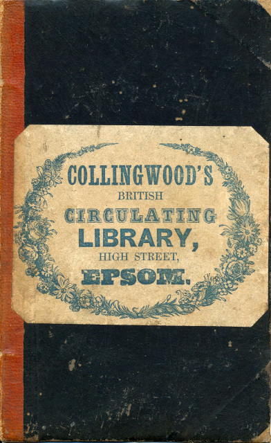 A book from John Nelson Collingwood's circulating library