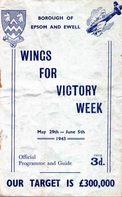 Epsom & Ewell Wings for Victory Week programme