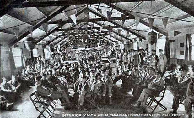 Interior YMCA Hut Canadian Convalescent Hospital, Epsom Interior YMCA Hut Canadian Convalescent Hospital, Epsom