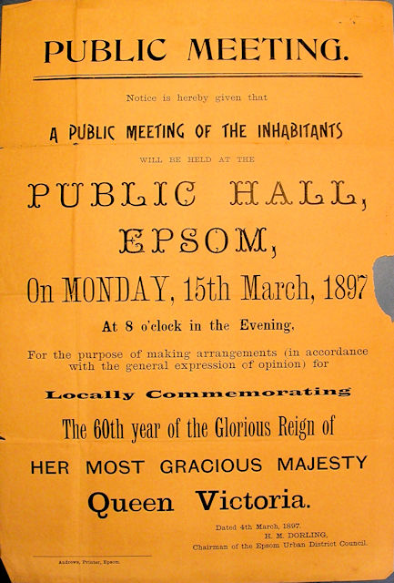 A Notice for the 1897 Public Meeting.