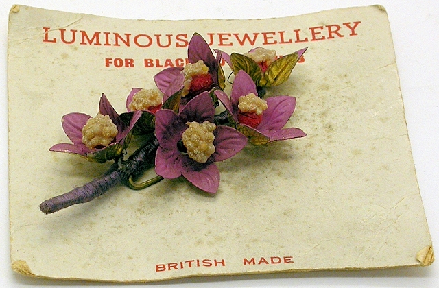 Luminous blackout brooch Luminous blackout brooch