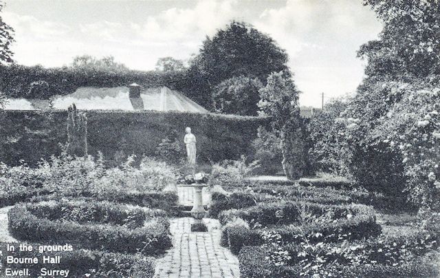 Gardens of Garbrand Hall taken after it became a girls' school Gardens of Garbrand Hall taken after it became a girls' school