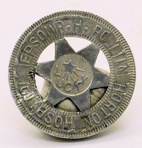 Dr Rollin's Horton Hospital staff badge