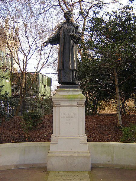 Statue of Emmeline Pankhurst, Victoria Tower Gardens, Westminster, London Statue of Emmeline Pankhurst, Victoria Tower Gardens, Westminster, London