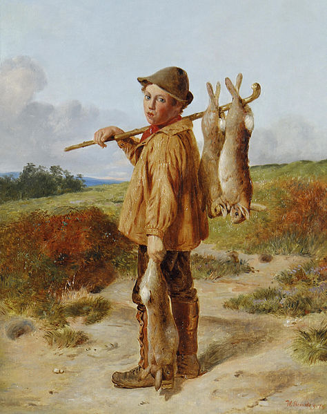 The young poacher by William Hemsley 1874