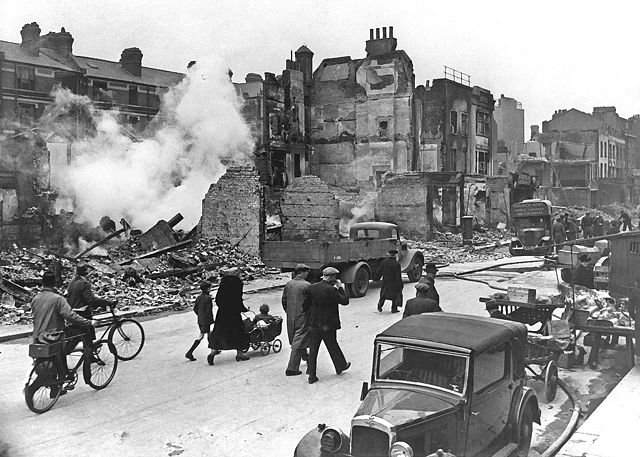 London in the Blitz.