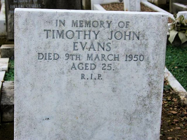 The grave of Timothy Evans The grave of Timothy Evans