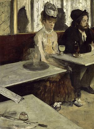 L'Absinthe by Degas, 1874 L'Absinthe by Degas, 1874