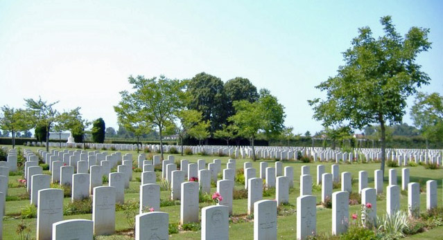 The Banneville-La-Campagne War Cemetery, Caen