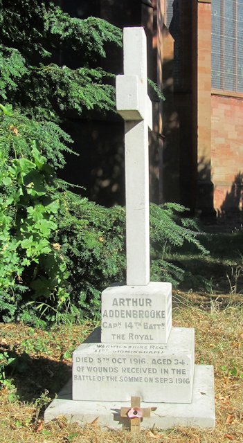 John's headstone in St. John The Baptist Churchyard
