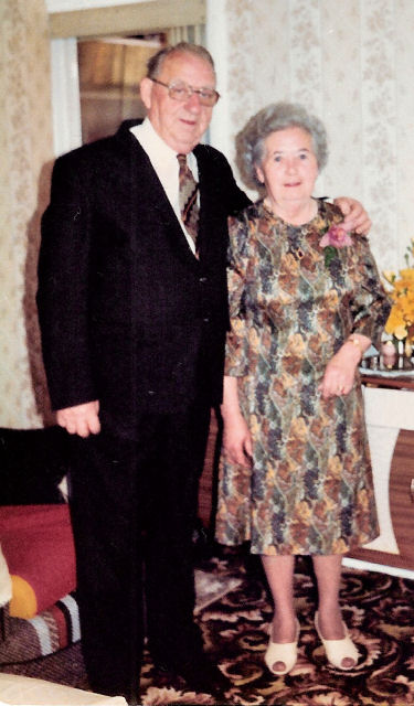 Jim and Dorren Alderson on their 50th Anniversary c.1981
