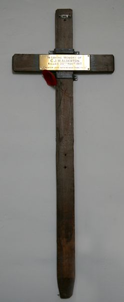 Charles's cross in St Martin's Church Charles's cross in St Martin's Church