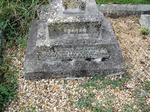 Grave of Amelie Keswick