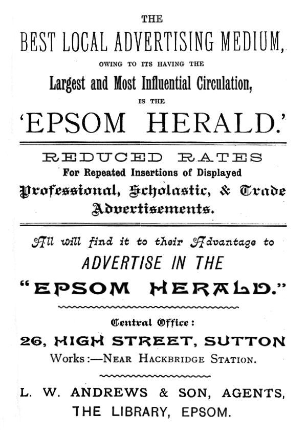 Another Andrews Advert