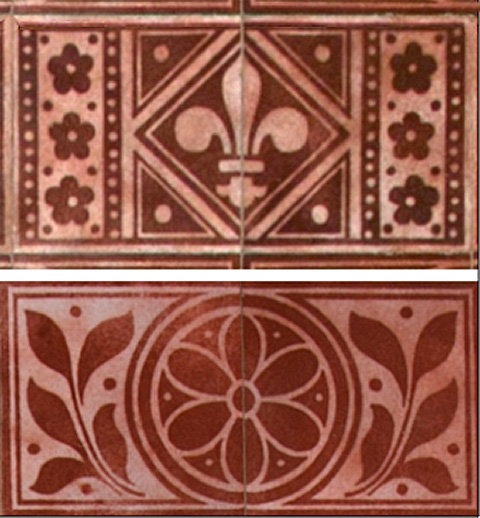 Some detail of the tiling