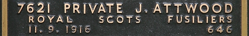 James' inscription on the CWGC memorial Epsom. James' inscription on the CWGC memorial Epsom.