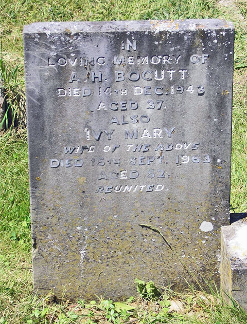 Alexander's headstone in St Mary's New Cemetery, Dover Alexander's headstone in St Mary's New Cemetery, Dover