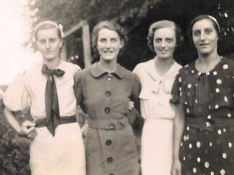 Babe Kit Nell Dora in 1936