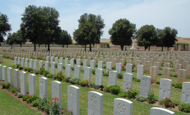 The Medjez-El-Bab War Cemetery, Tunisia