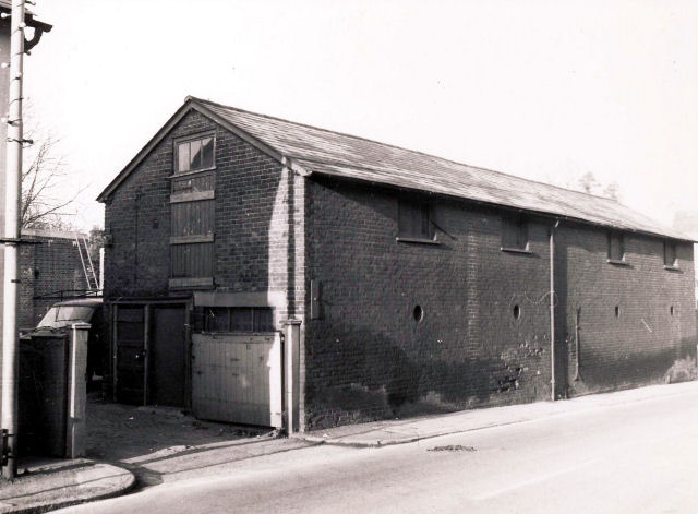 The Granary Barn which stood in front of 'Stones' Corn Merchant
