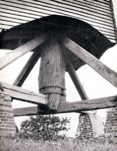 Base Of Rolvenden Post Mill By P. Home