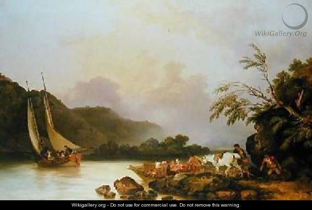 Belle Isle Windermere in a calm, 1786