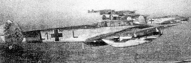 A group of Messerschmitt Bf 110's, Pfaffelhuber's plane is closest to the camera