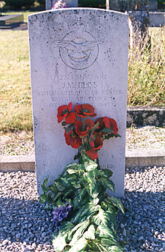 John's headstone in Souain Communal Cemetery, Marne John's headstone in Souain Communal Cemetery, Marne