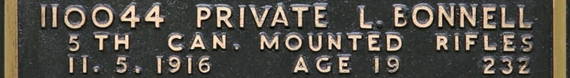 Laird's inscription on the CWGC memorial Epsom. Laird's inscription on the CWGC memorial Epsom.