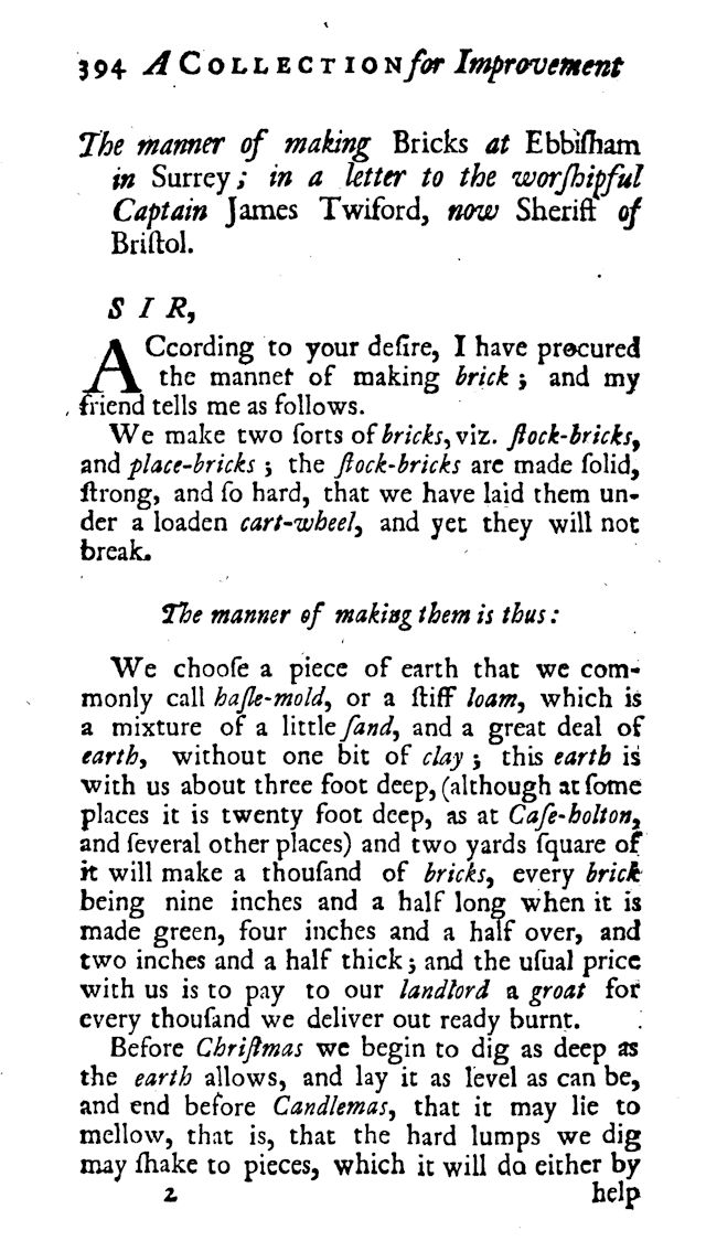 John Houghton's Letter Page 1