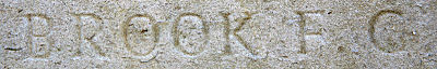 Frederick's inscription on the Tyne Cot Memorial