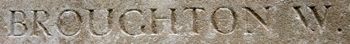 Albert's inscription on the Loos Memorial