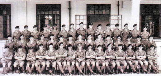 Regimental Sergeant Major Isherwood with his N.C.O's Regimental Sergeant Major Isherwood with his N.C.O's
