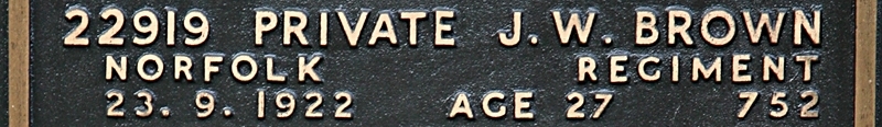 John's inscription on the CWGC Memorial, Epsom John's inscription on the CWGC Memorial, Epsom