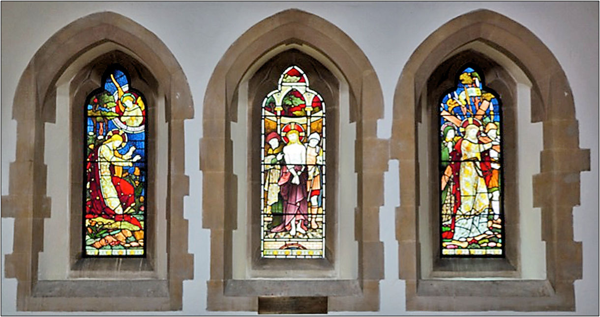 George Brown's memorial windows.