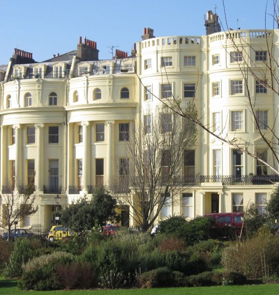 43 Brunswick Square (2nd house on left).