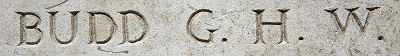 George's inscription on the Tyne Cot Memorial