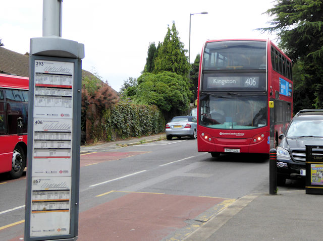 An Alexander Dennis Enviro 400 Bus on Route 406