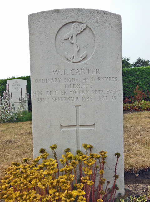 William's headstone in the Lowestoft (Beccles Road) Cemetery William's headstone in the Lowestoft (Beccles Road) Cemetery